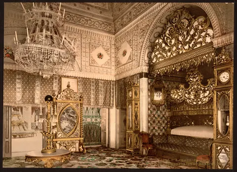 Bedchamber of the Late Bey of Tunis, Kasr-el-Said, Tunisia